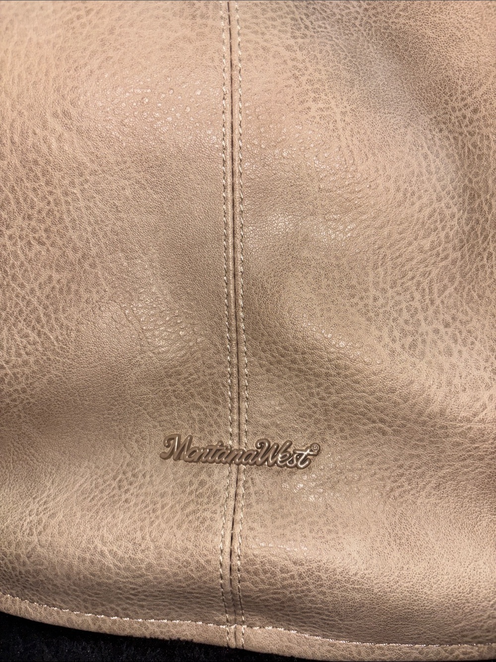 Montana West large crossbody bag, khaki color. Like new! - Picture 8 of 9
